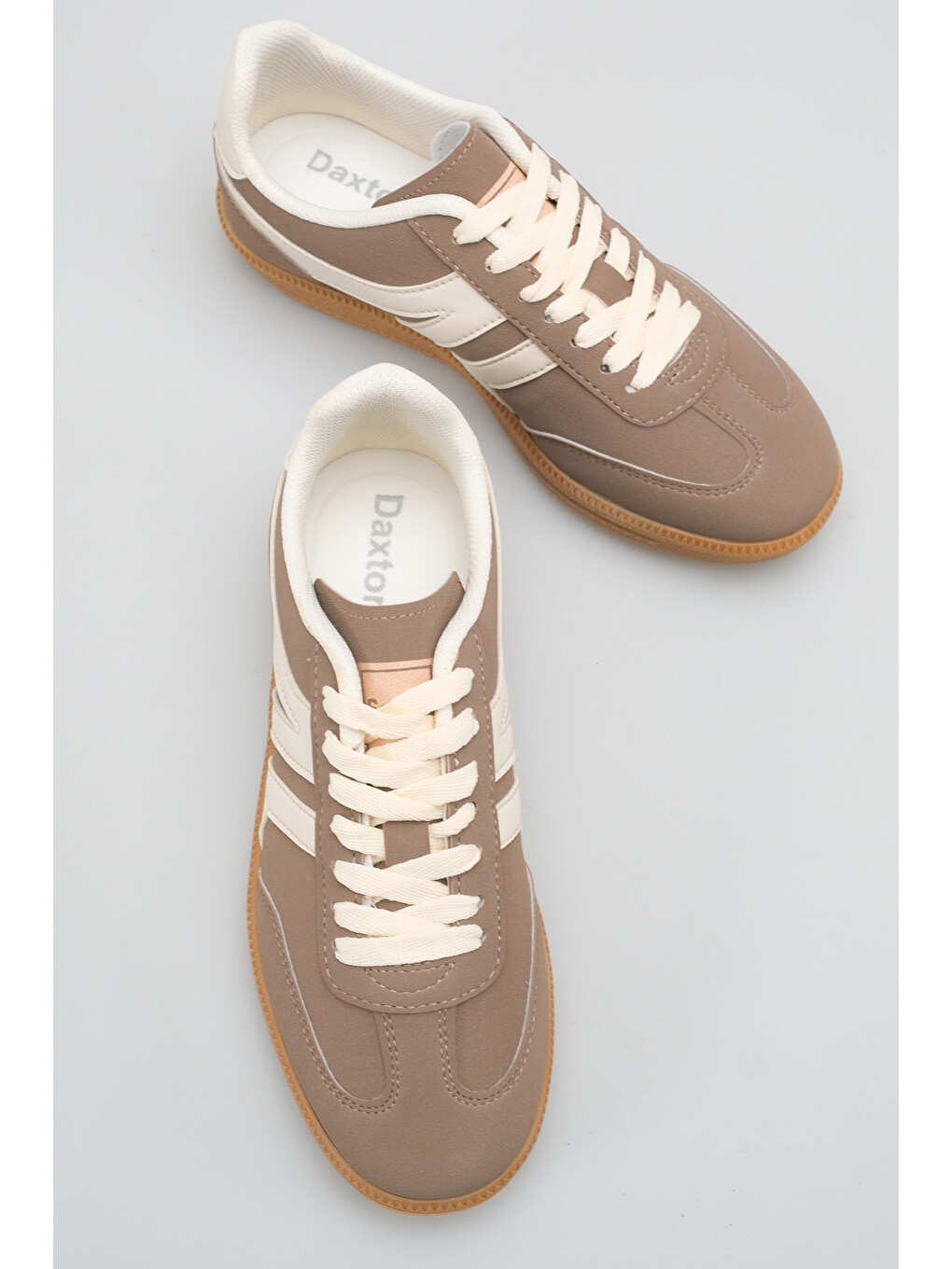 Bej Carina Günlük Ortopedik Kadın Sneaker Spor Ayakkabı-1