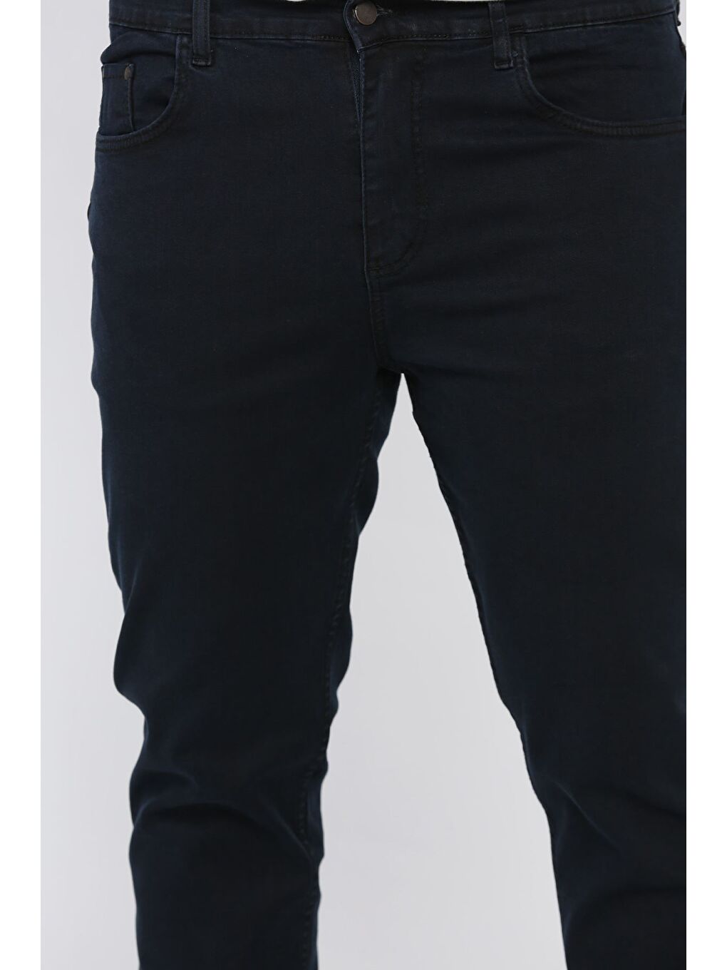 Lacivert Erkek Jean Elastanlı Pantolon-3