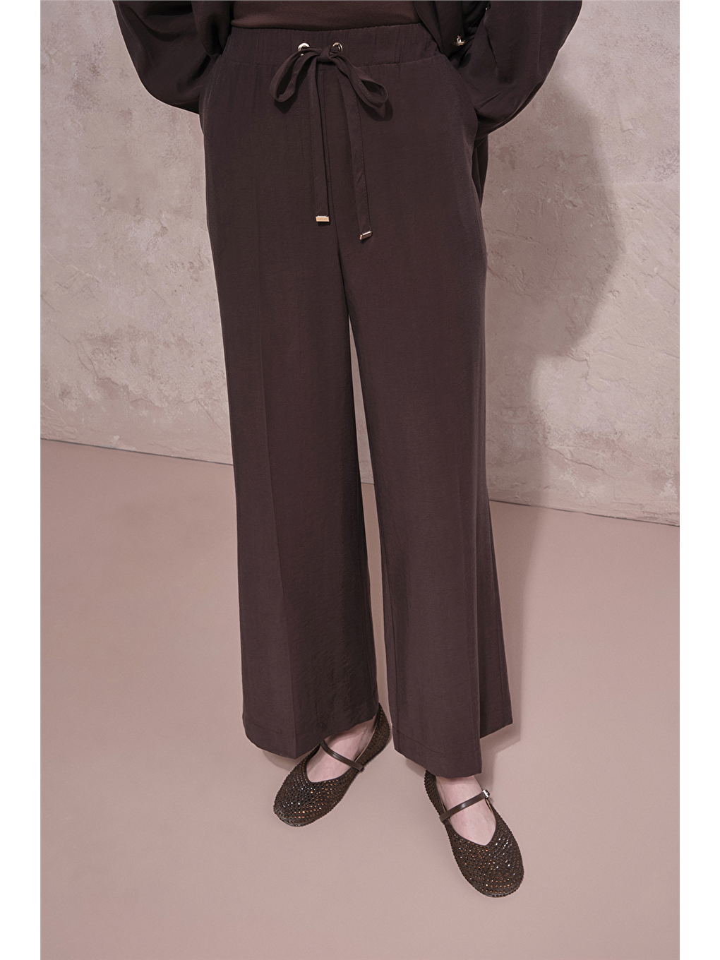 Kahverengi Cupra Karışımlı Ceketli Takım Acı Kahve-6