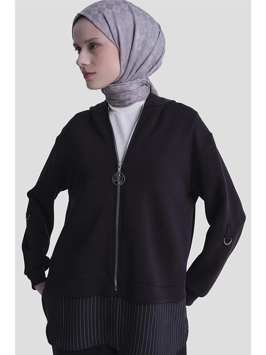 Mixli Örme Takım Siyah-3