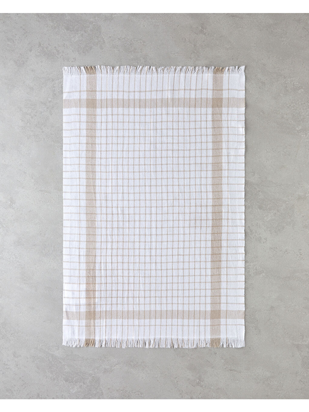 Evelyn Pamuk Polyester Kurulama Bezi 40x60 cm Bej-1