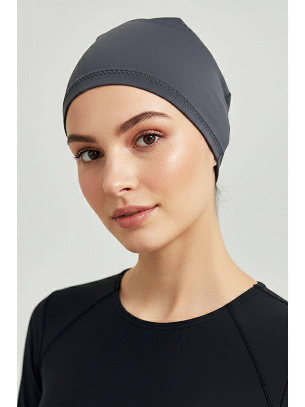 Gri Havuz Deniz Düz Bone R-990 Füme