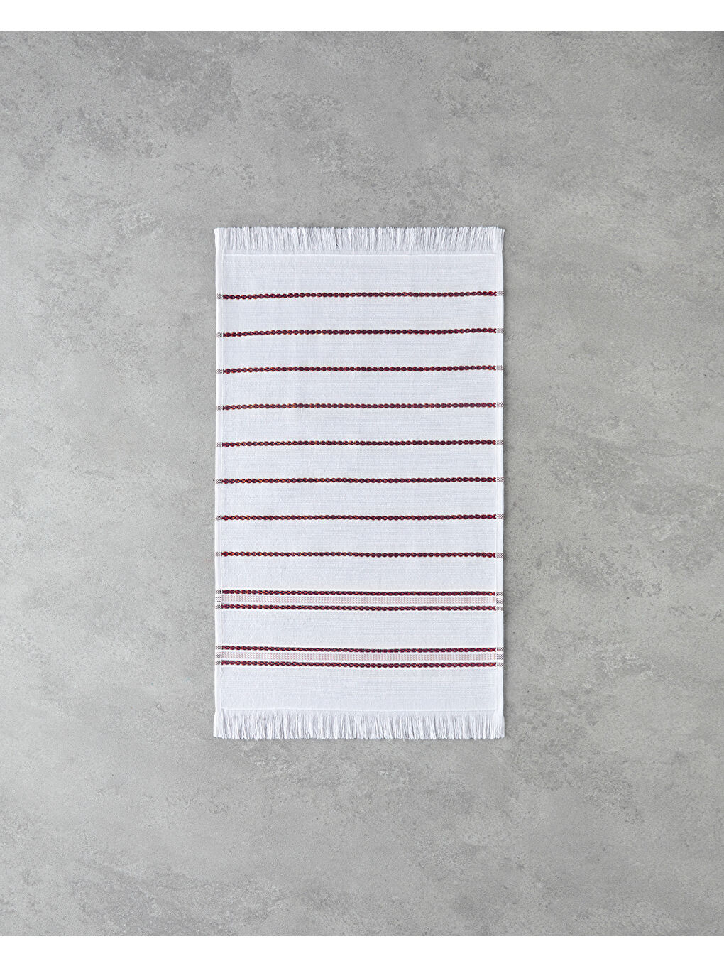 Stria Pamuk Polyester Kurulama Bezi 30x50 cm Bordo-1