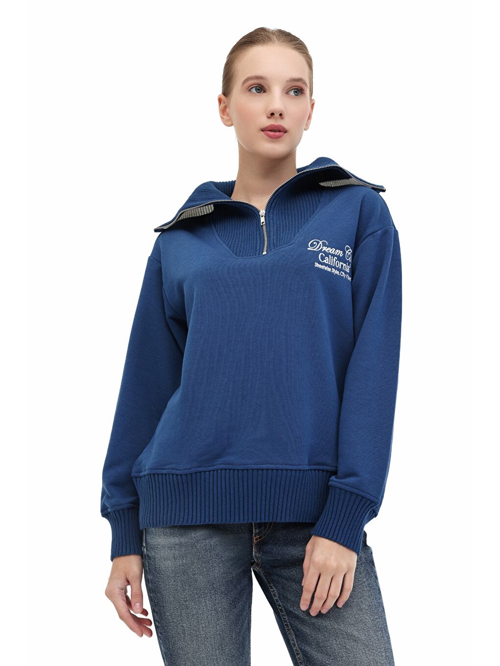 WL 17REX BTS-K13 5PR Lacivert Kadın Sweatshirt