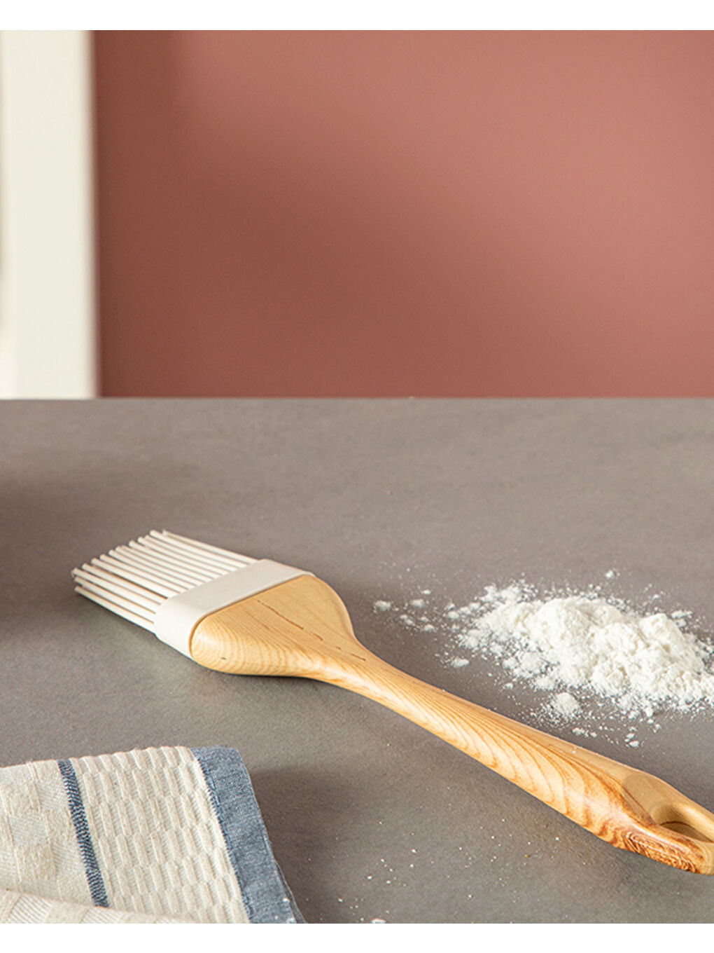 Eddy Silikon Yumurta Fırçası Açık Bej-1