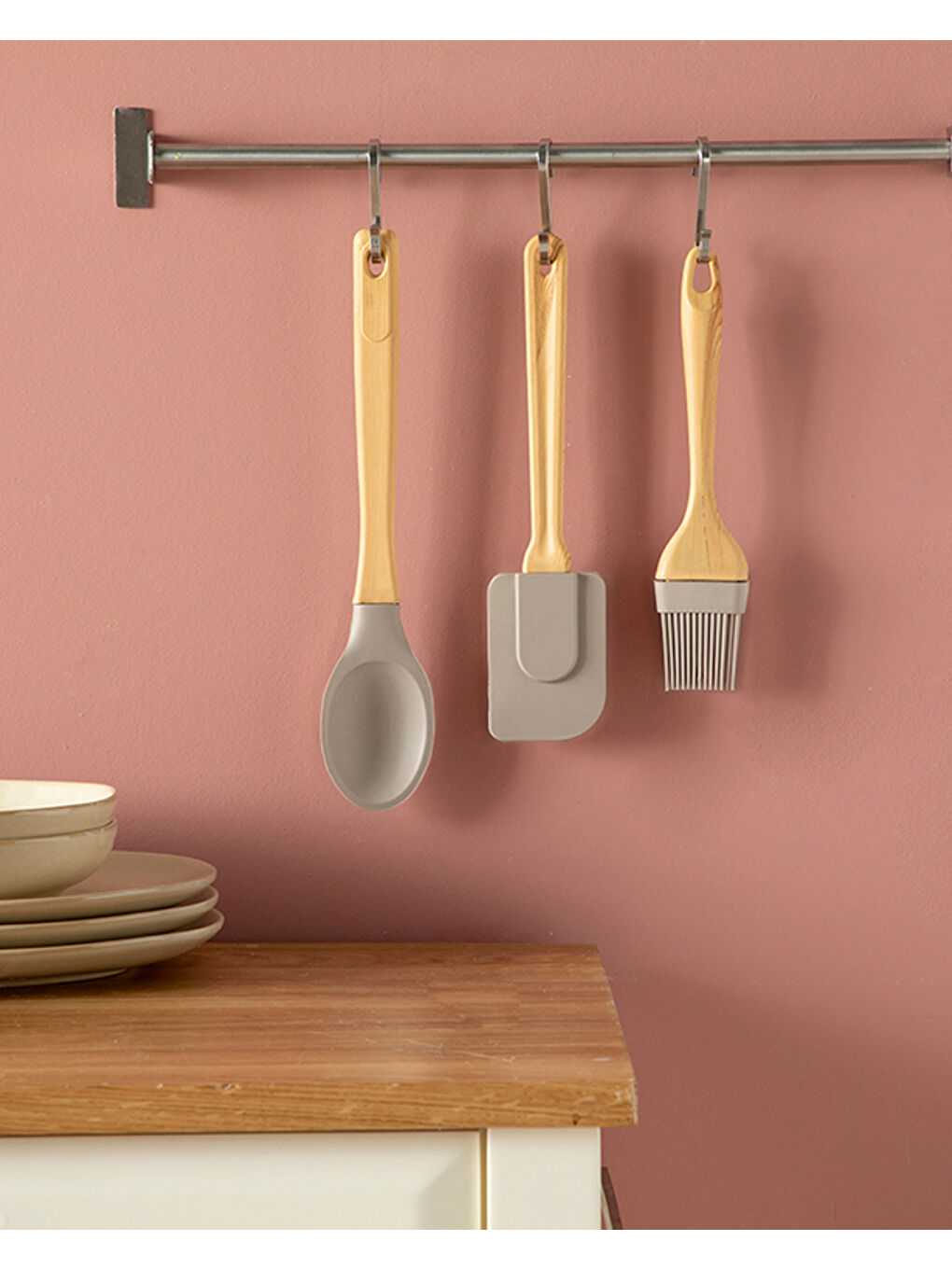 Eddy Silikon Yumurta Fırçası Açık Bej-2