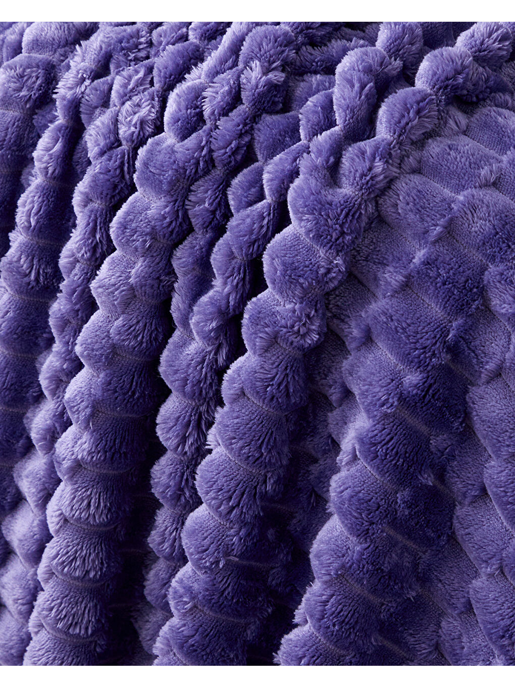 Tiny Bubbles Jakarlı Wellsoft Tv Battaniye 120x160 cm Mor-2