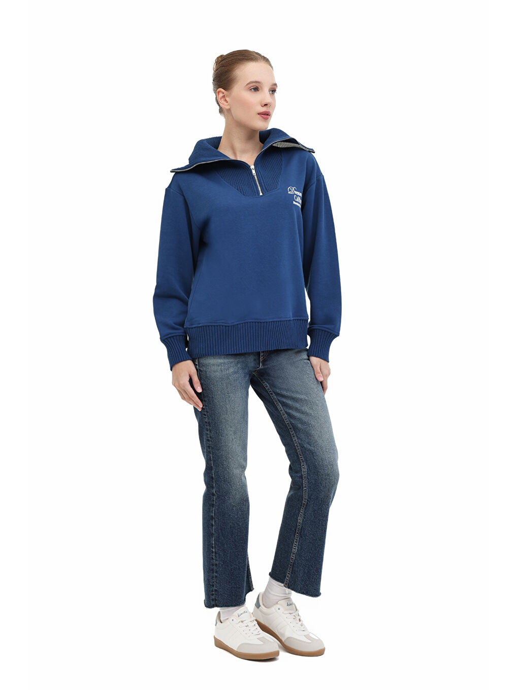 WL 17REX BTS-K13 5PR Lacivert Kadın Sweatshirt-2