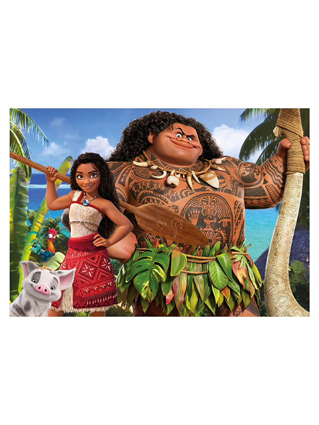 Çocuk Puzzle Multi 4 Vaiana 2 50+80+100+150 Parça 20104-4