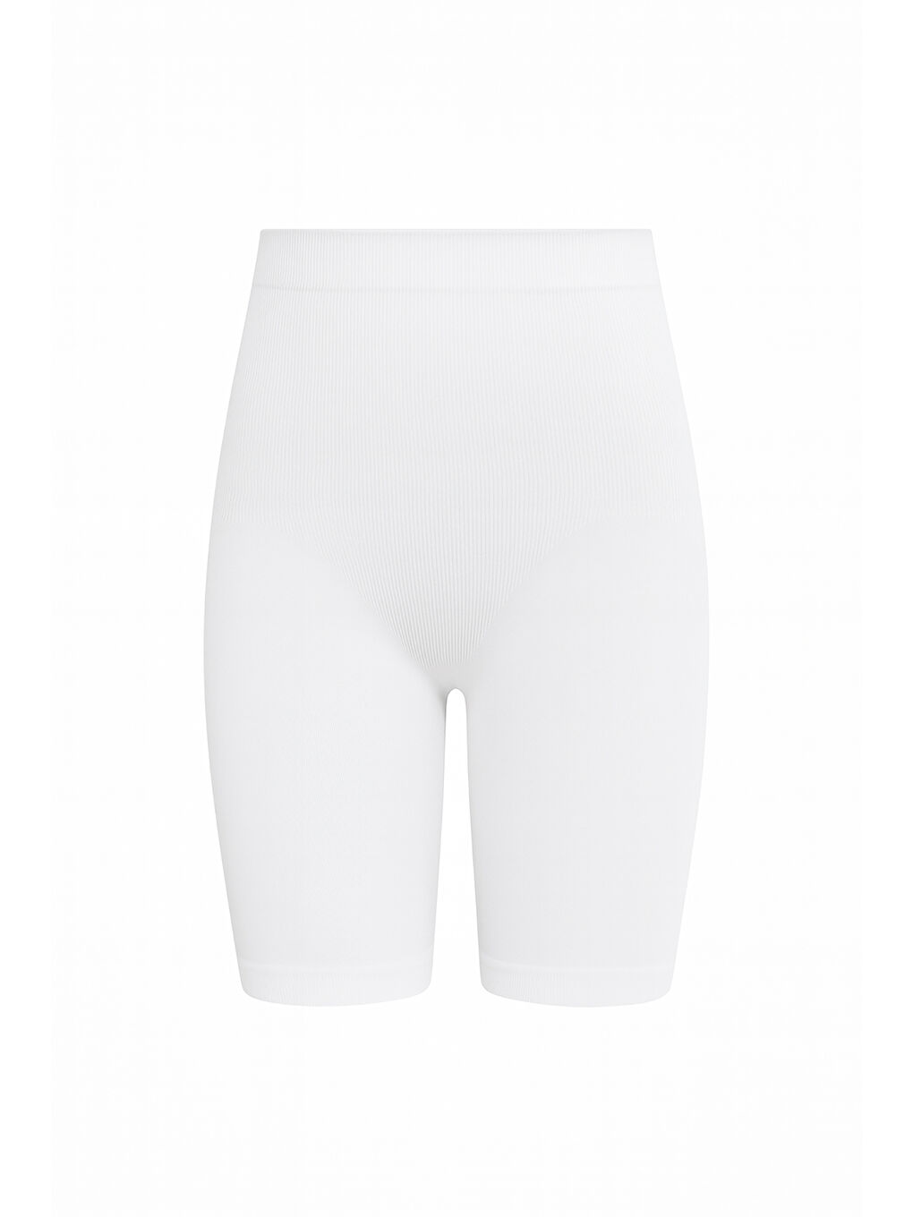 Beyaz Basen Toparlayıcı Şort Korse