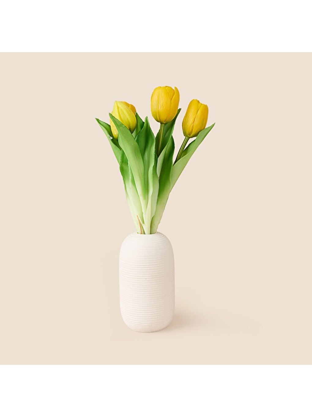 Deco Lale 5'li Buket Çiçek - Sarı - 32 cm