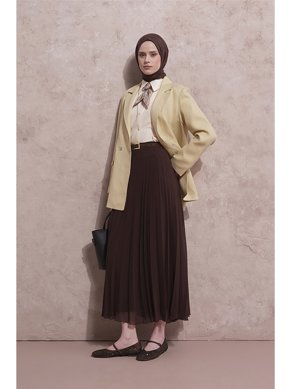 Kahverengi Piliseli Etek Acı Kahve-1