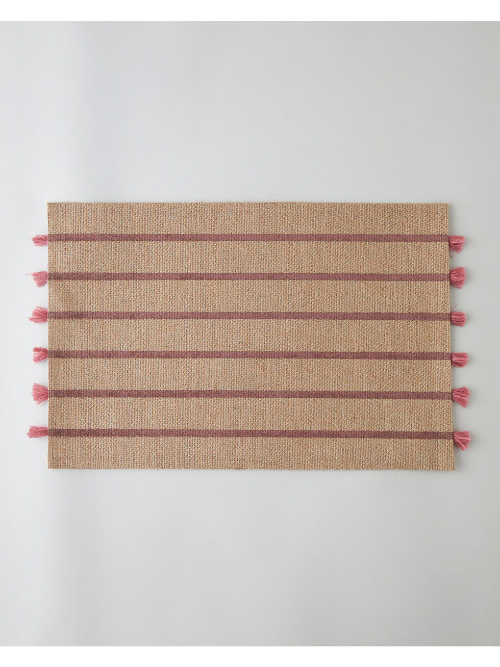 Fringe Jüt 2'li Amerikan Servis 30x45 cm Pembe-1