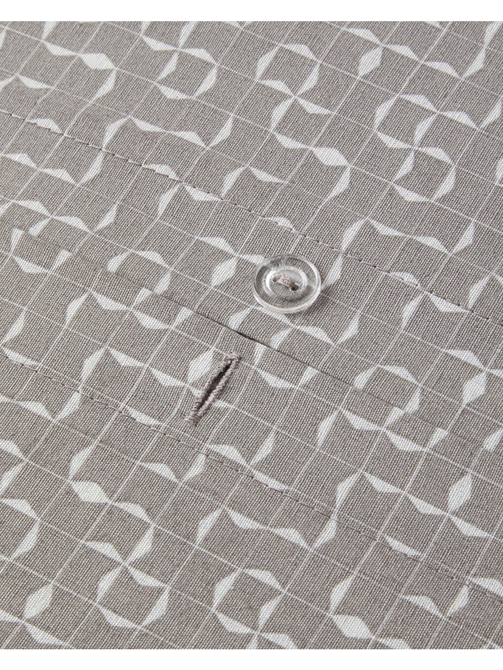 Bej Geomora Kolay Ütülenir Çift Kişilik Nevresim Takımı 200x220 cm Vizon-6