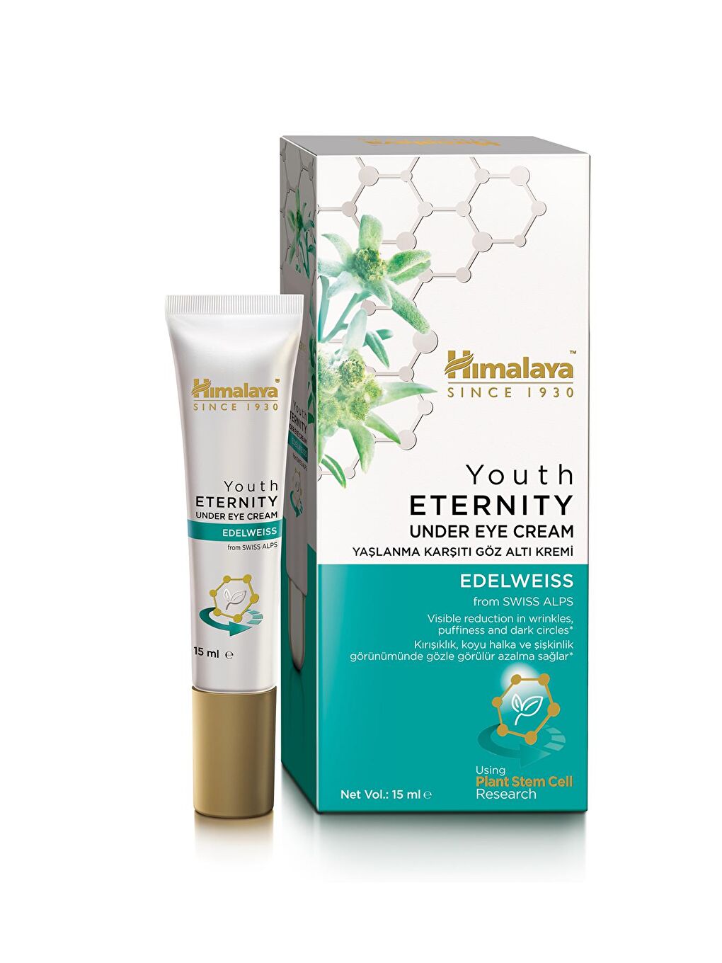 Youth Eternity Yaşlanma Karşıtı Göz Altı Kremi 15 ml, Kırışıklık Karşıtı, Nemlendirici