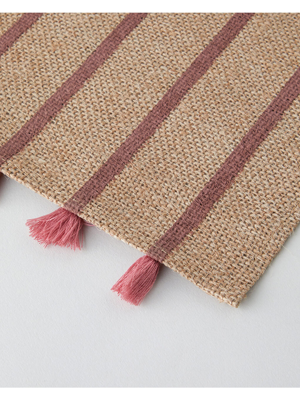 Fringe Jüt 2'li Amerikan Servis 30x45 cm Pembe-2