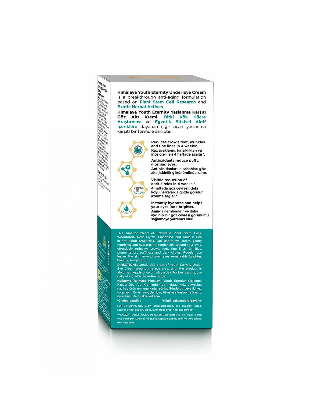 Youth Eternity Yaşlanma Karşıtı Göz Altı Kremi 15 ml, Kırışıklık Karşıtı, Nemlendirici-1