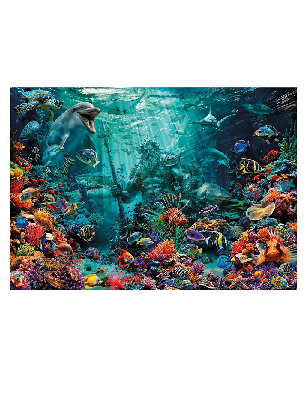 Puzzle 1000 Parça Poseidon Mercan Resifi 20174-1