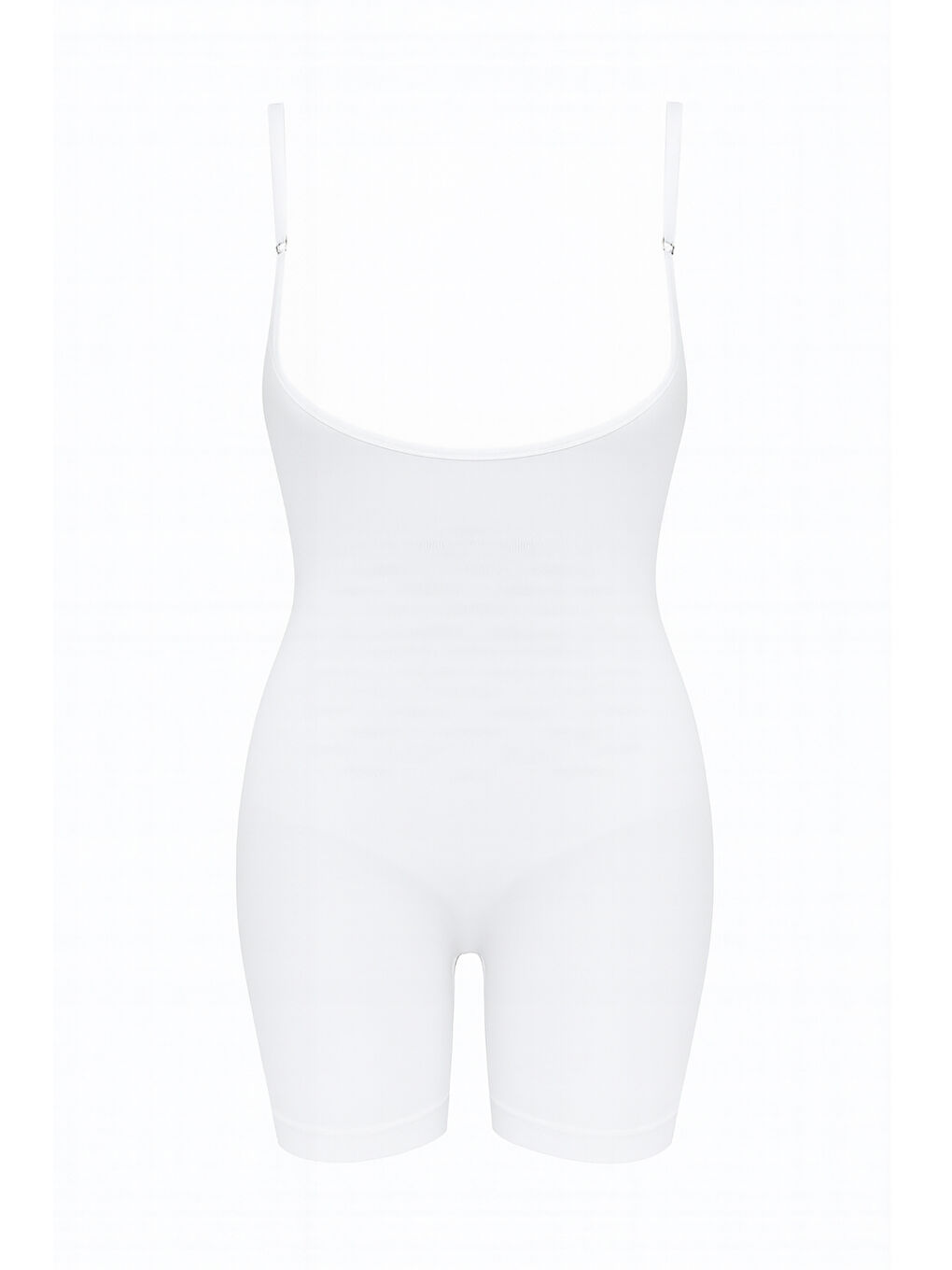 Beyaz Göğüsaltı Şortlu Korse