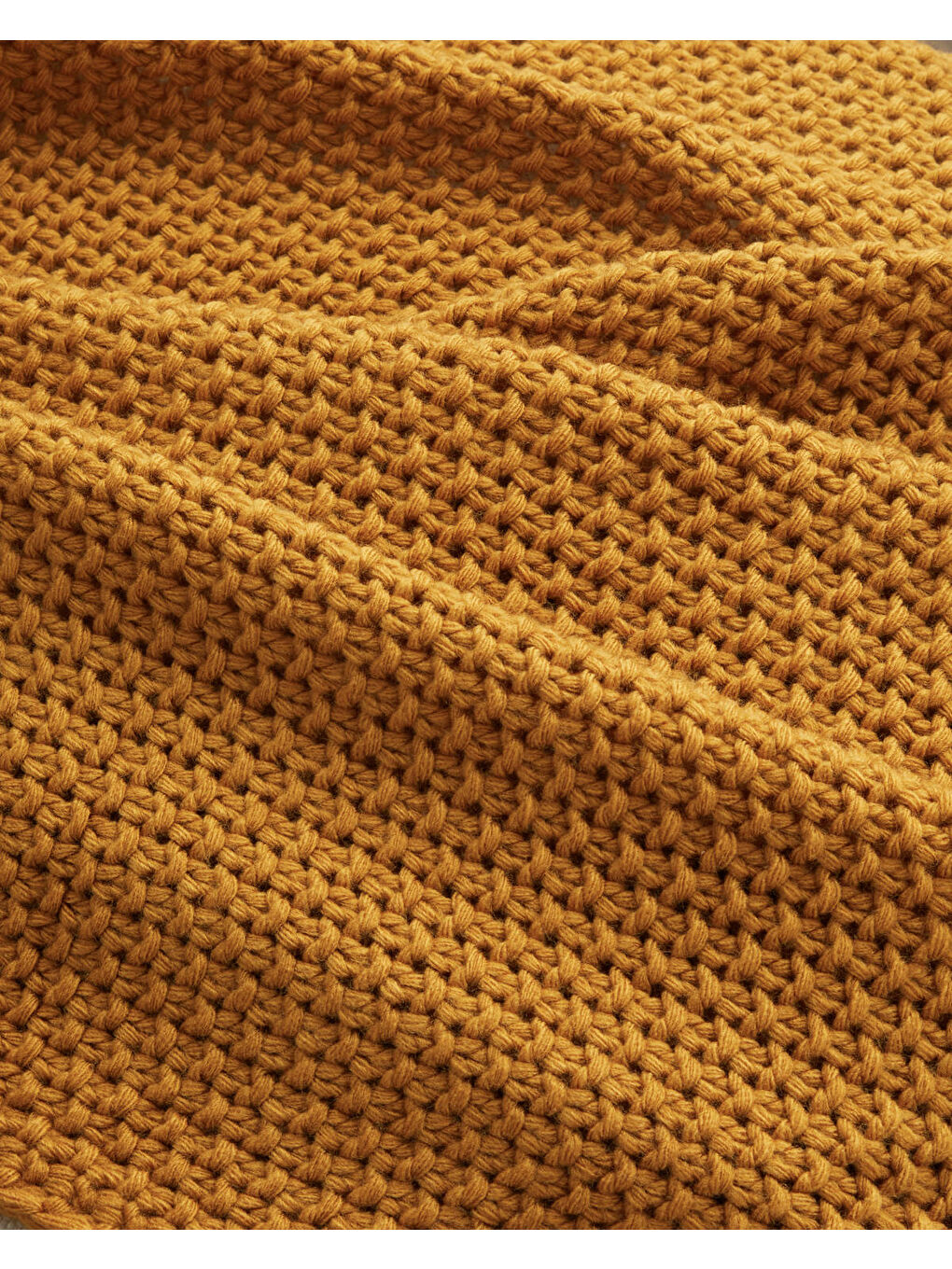 Sarı Celeste Koltuk Şalı 130x170 cm Hardal-2