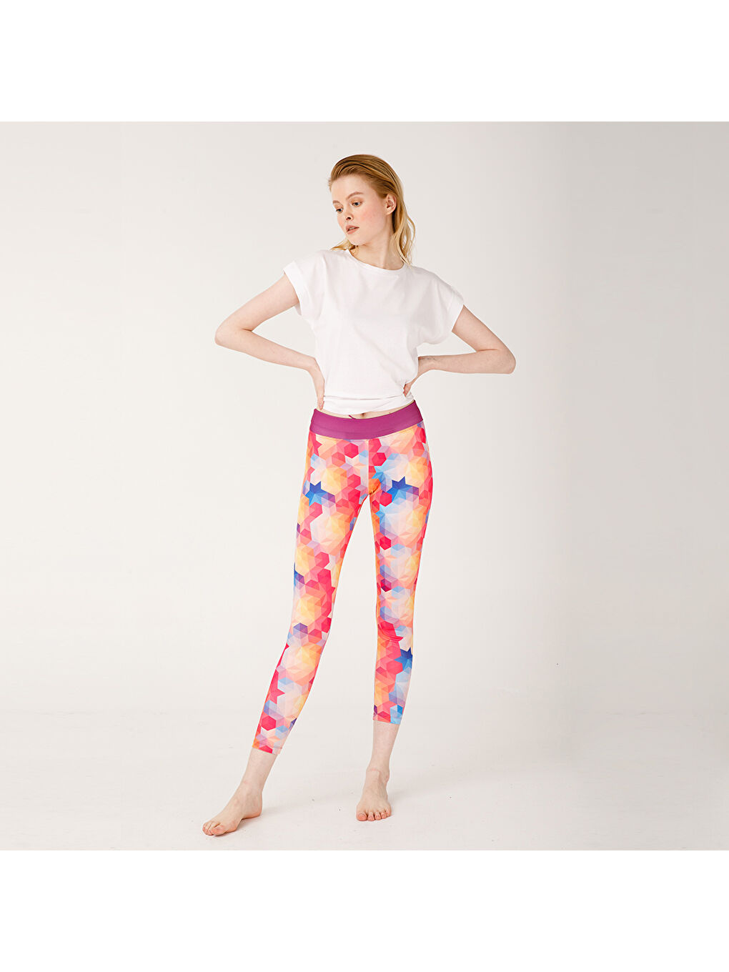 Karışık BiggYoga Aura Tayt-4