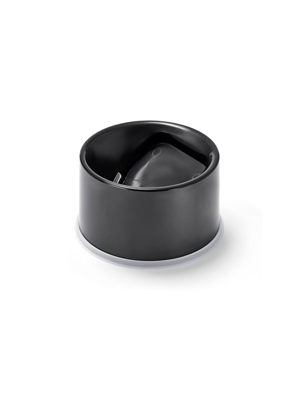 Renksiz Tuvalet Fırçası, Silikon, Siyah-3