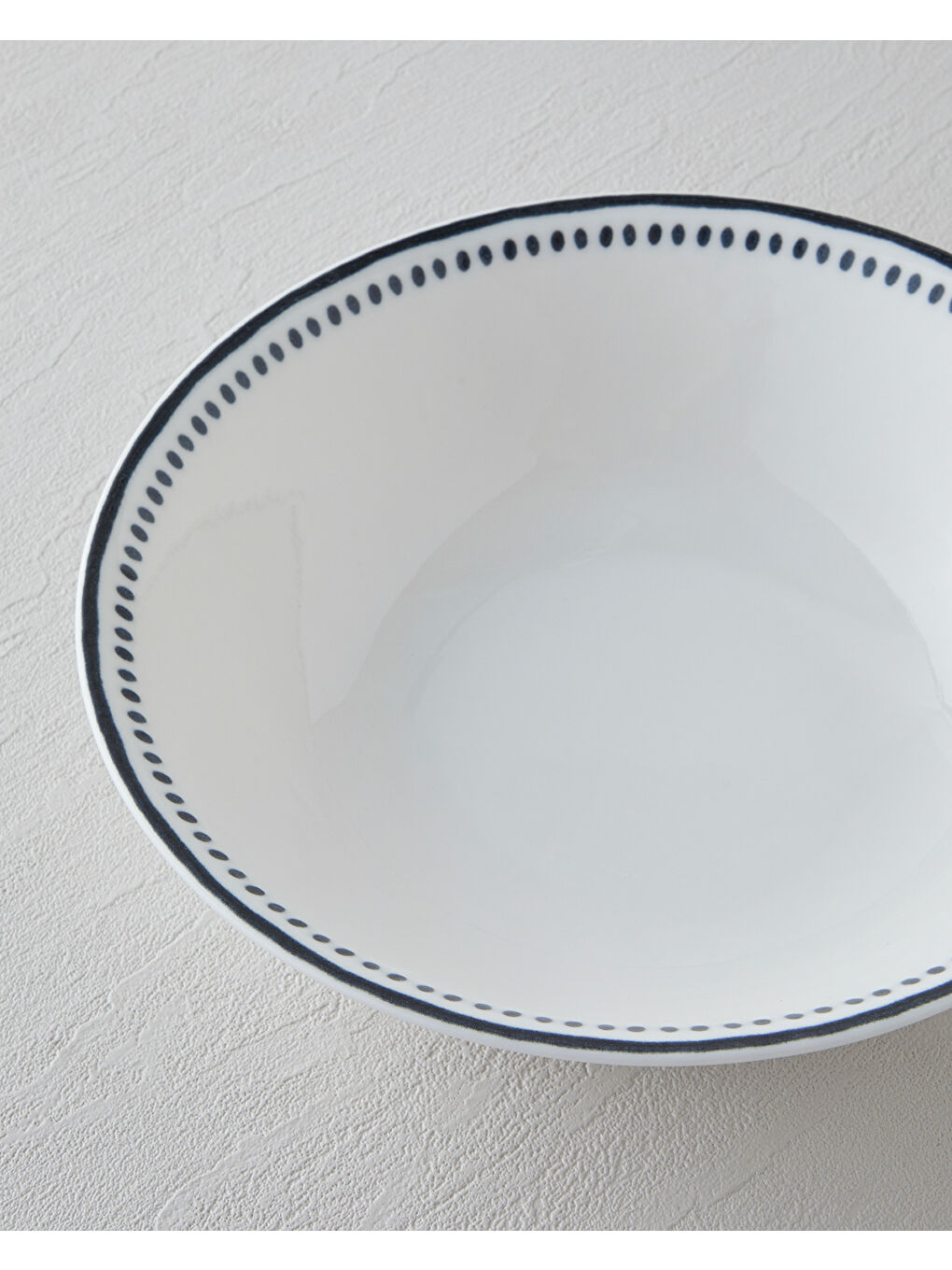 Monarch Porselen Kase 23 cm Siyah - Beyaz-2