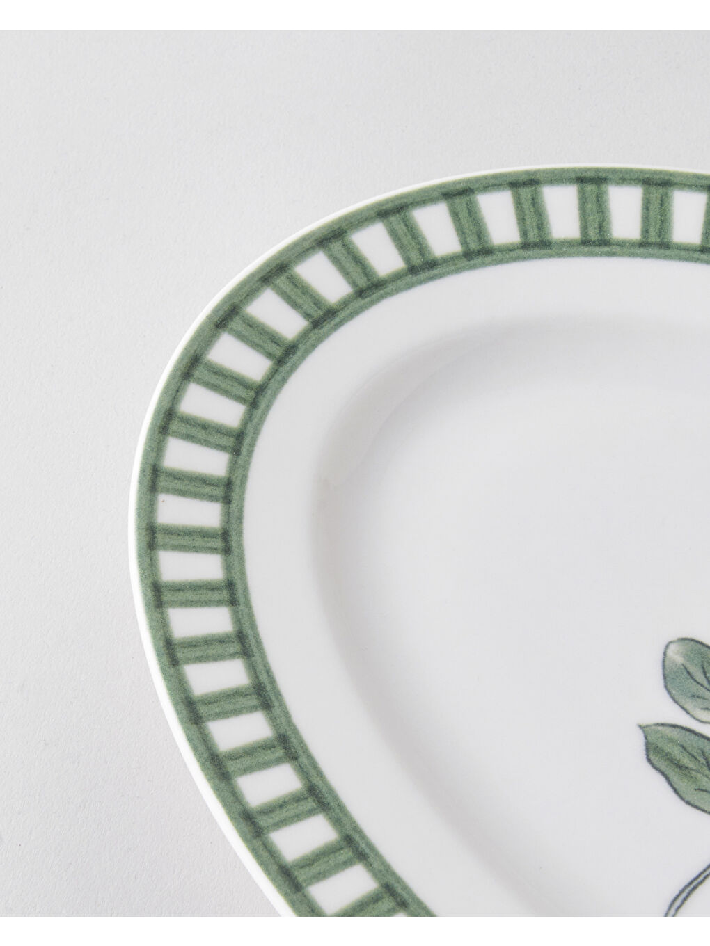 Gardenia Porselen Kayık Tabak 30 cm Yeşil-2