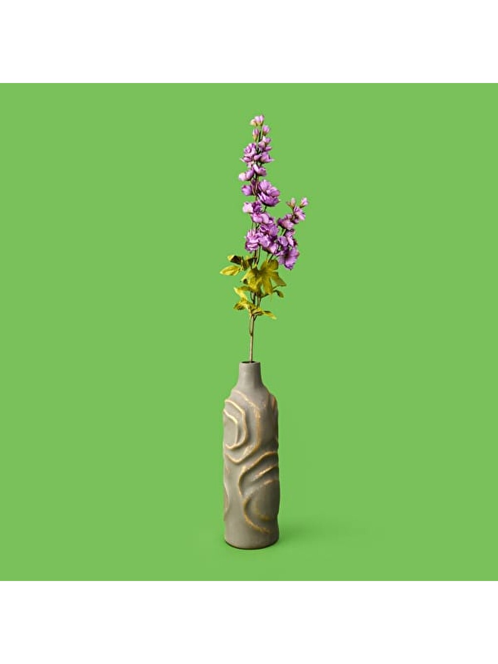 Karışık Delfinyum Dal Çiçek - Asorti - 82 cm-4