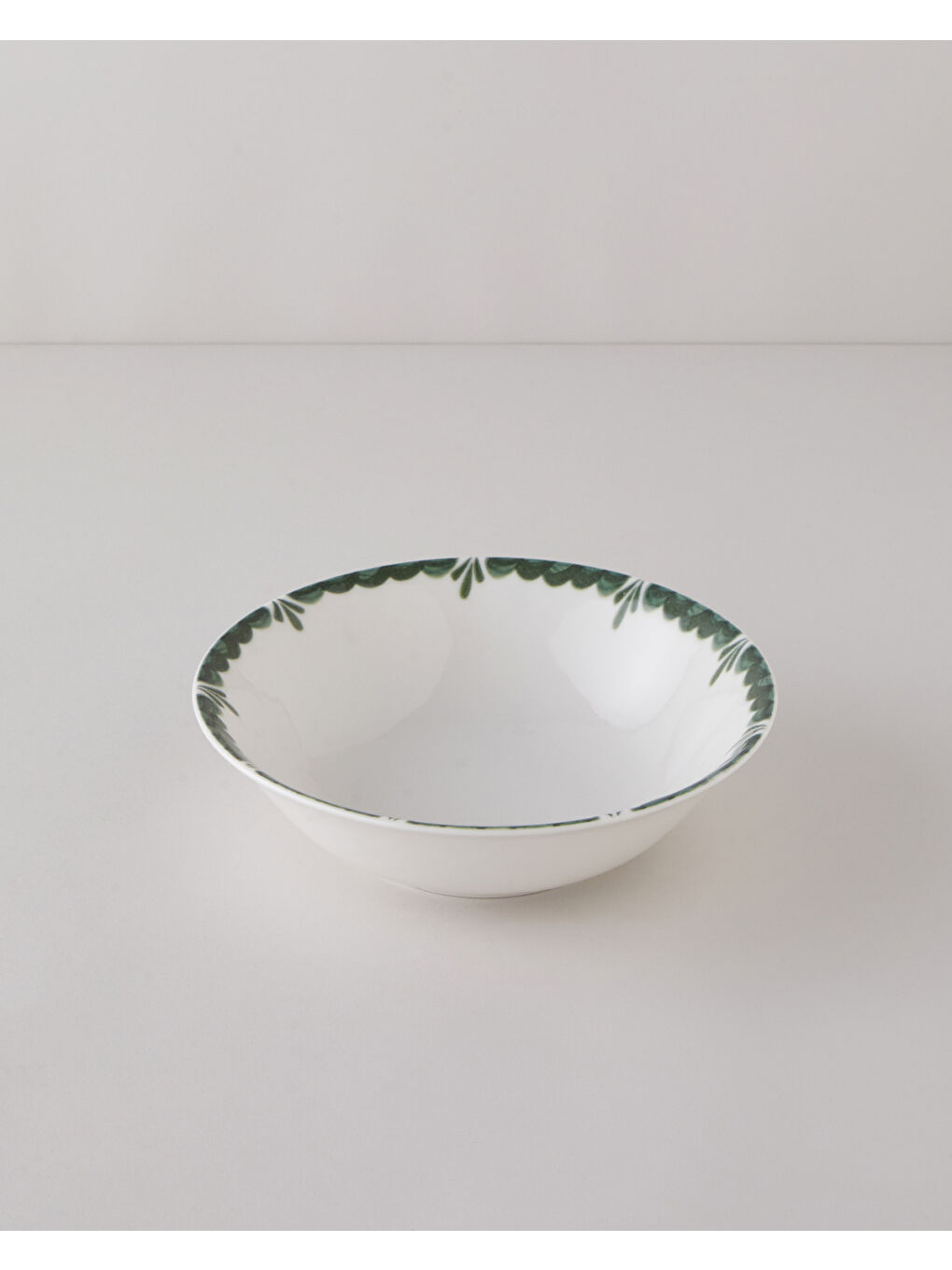 Gardenia Porselen Kase 23 cm Yeşil