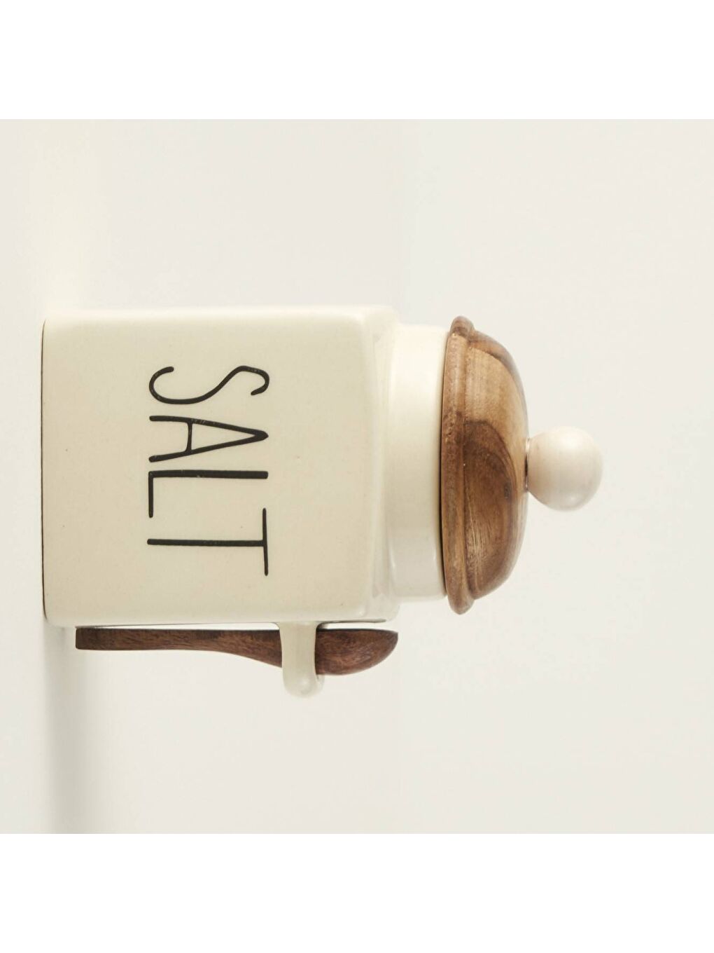 Ekru Salt Seramik Kavanoz Krem (330 ml)