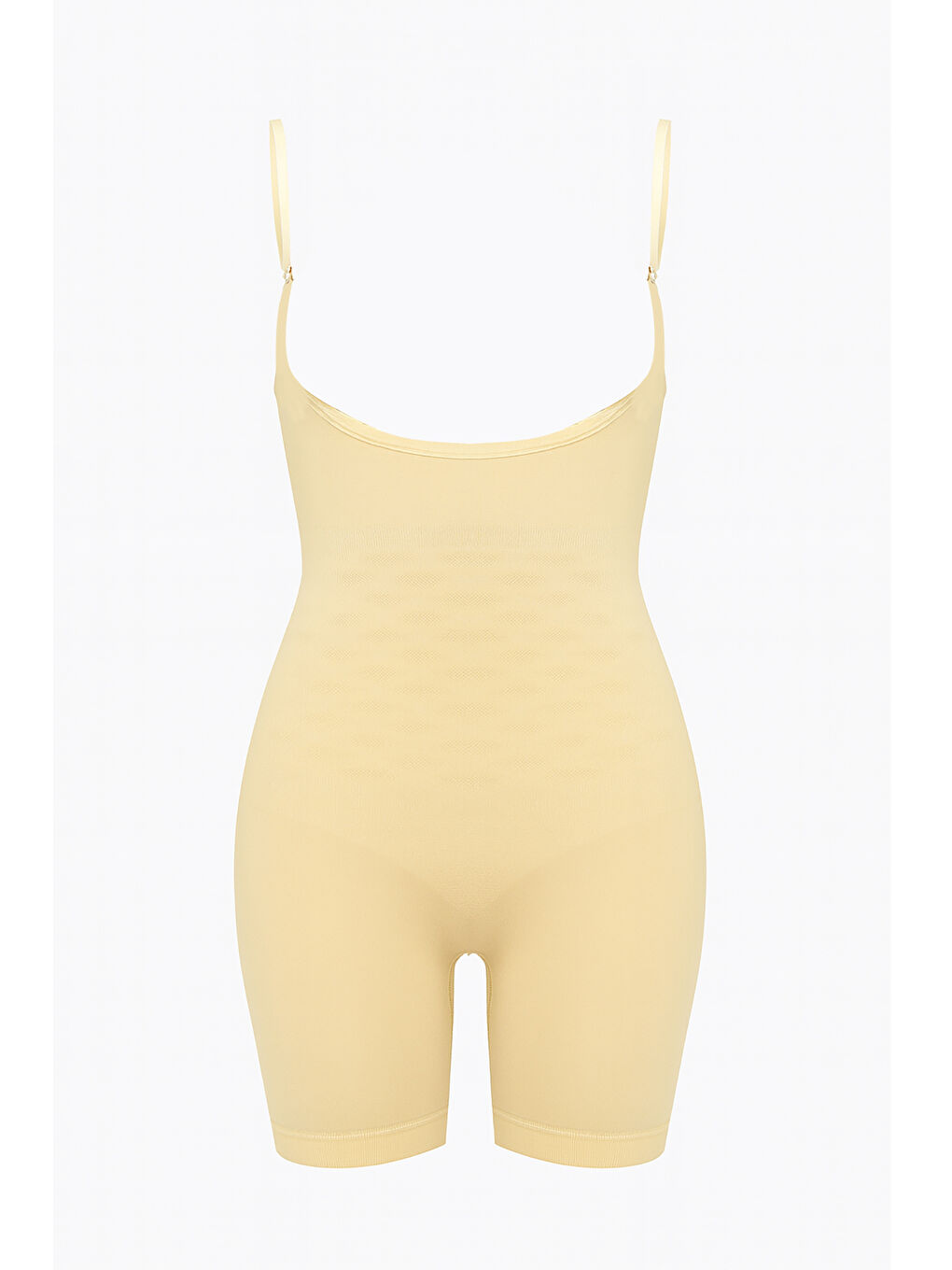 Bej Ten Rengi Göğüsaltı Şortlu Korse