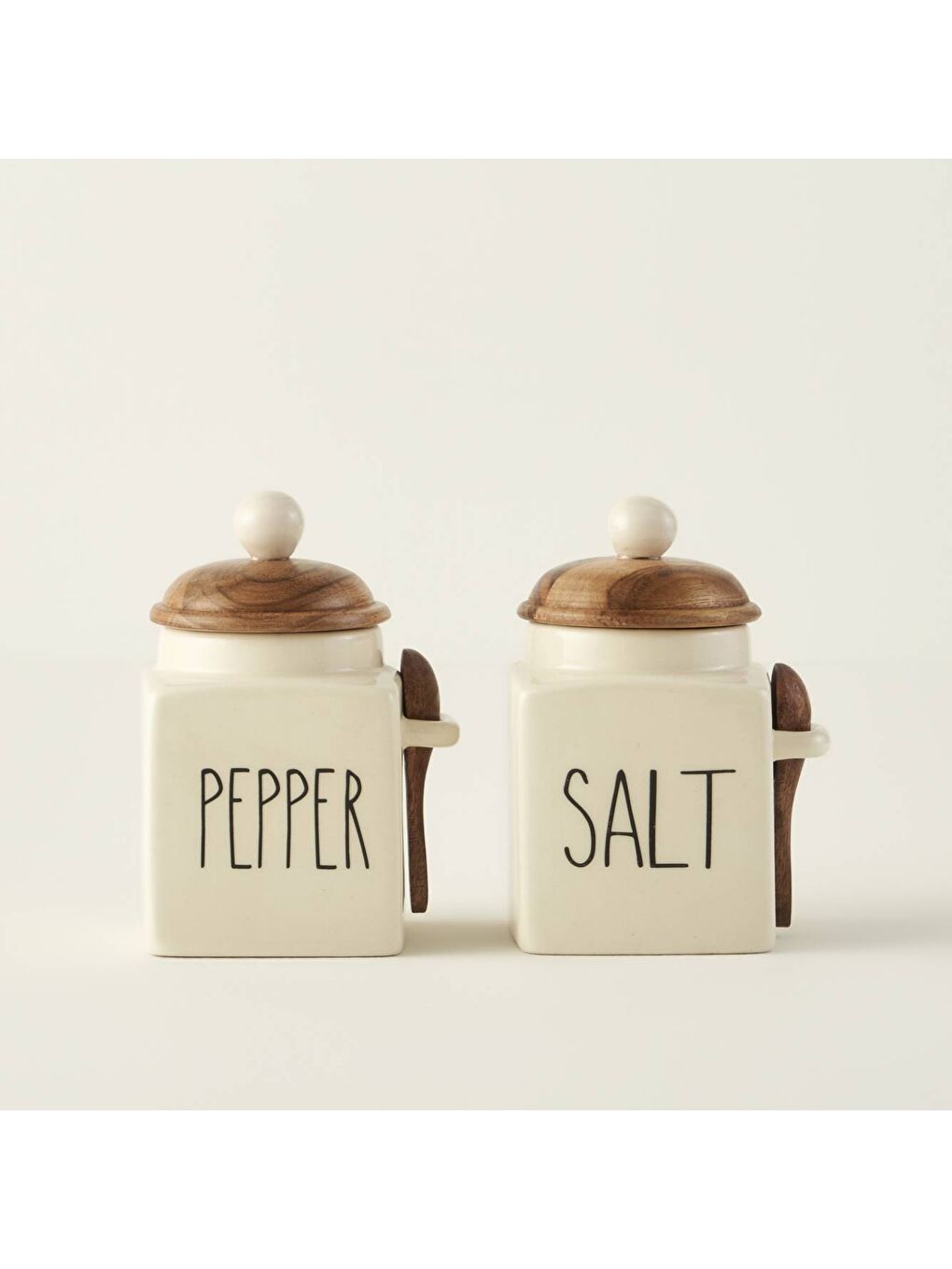 Ekru Salt Seramik Kavanoz Krem (330 ml)-4