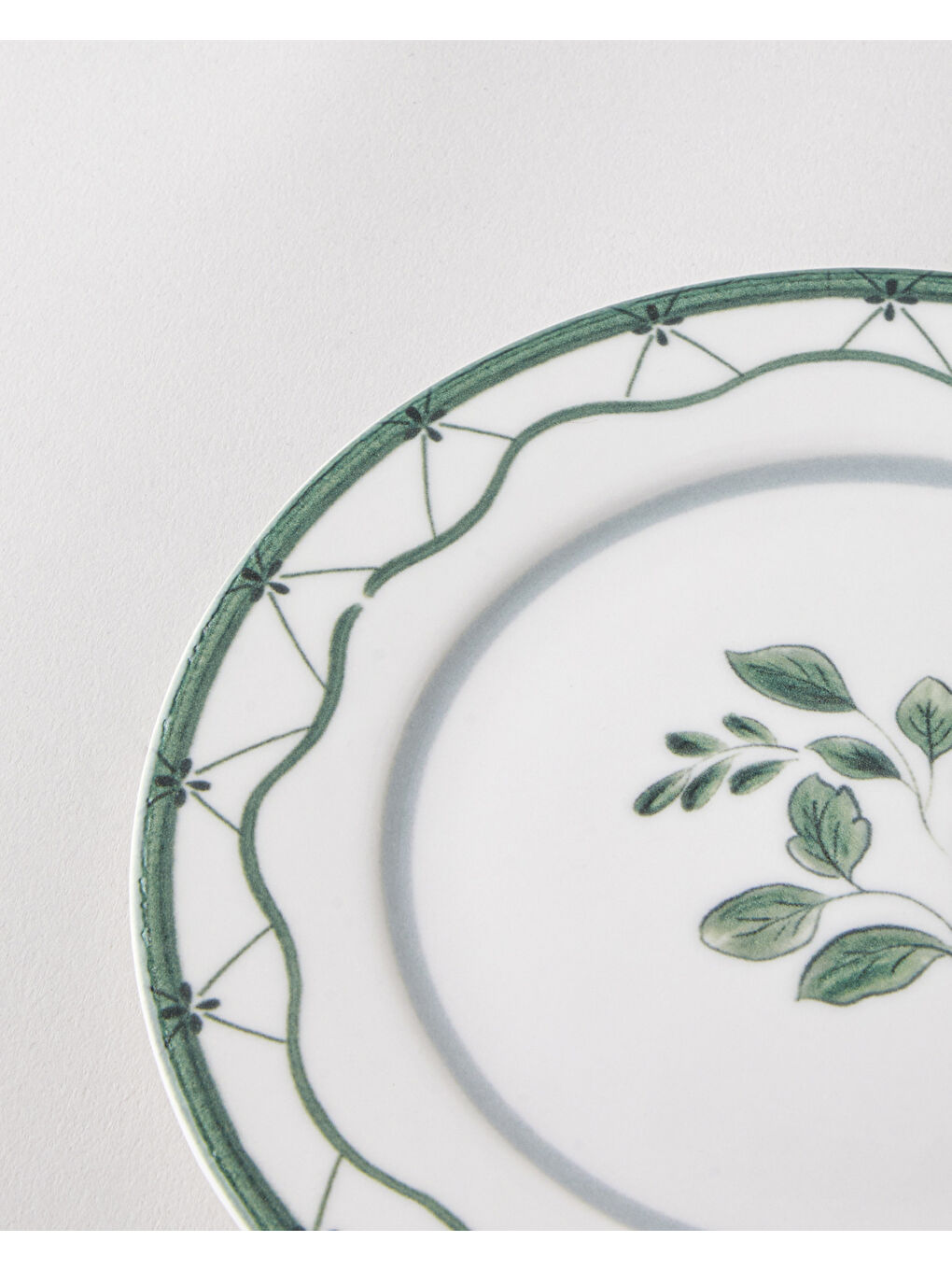 Gardenia Porselen Pasta Tabağı 19 cm Yeşil-2