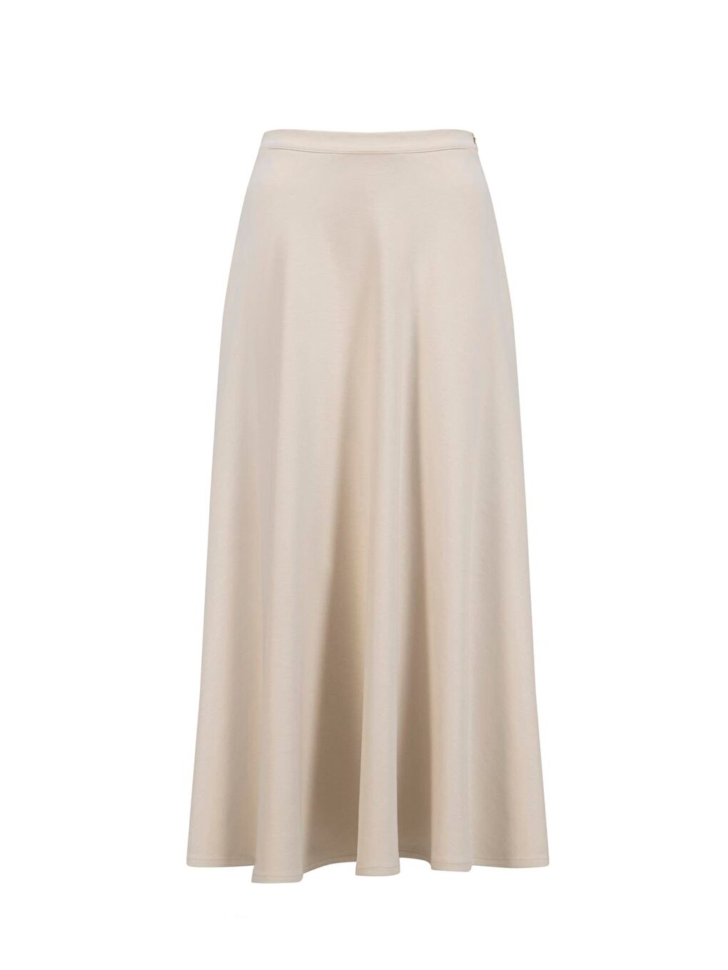 Modal Kloş Etek 25Yd4233-2 Bej-5