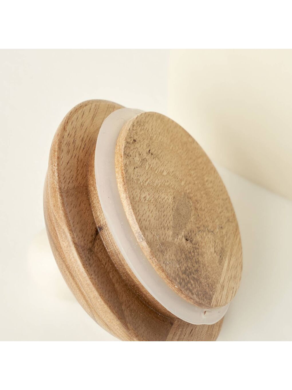 Ekru Pepper Seramik Kavanoz Krem (330 ml)-3