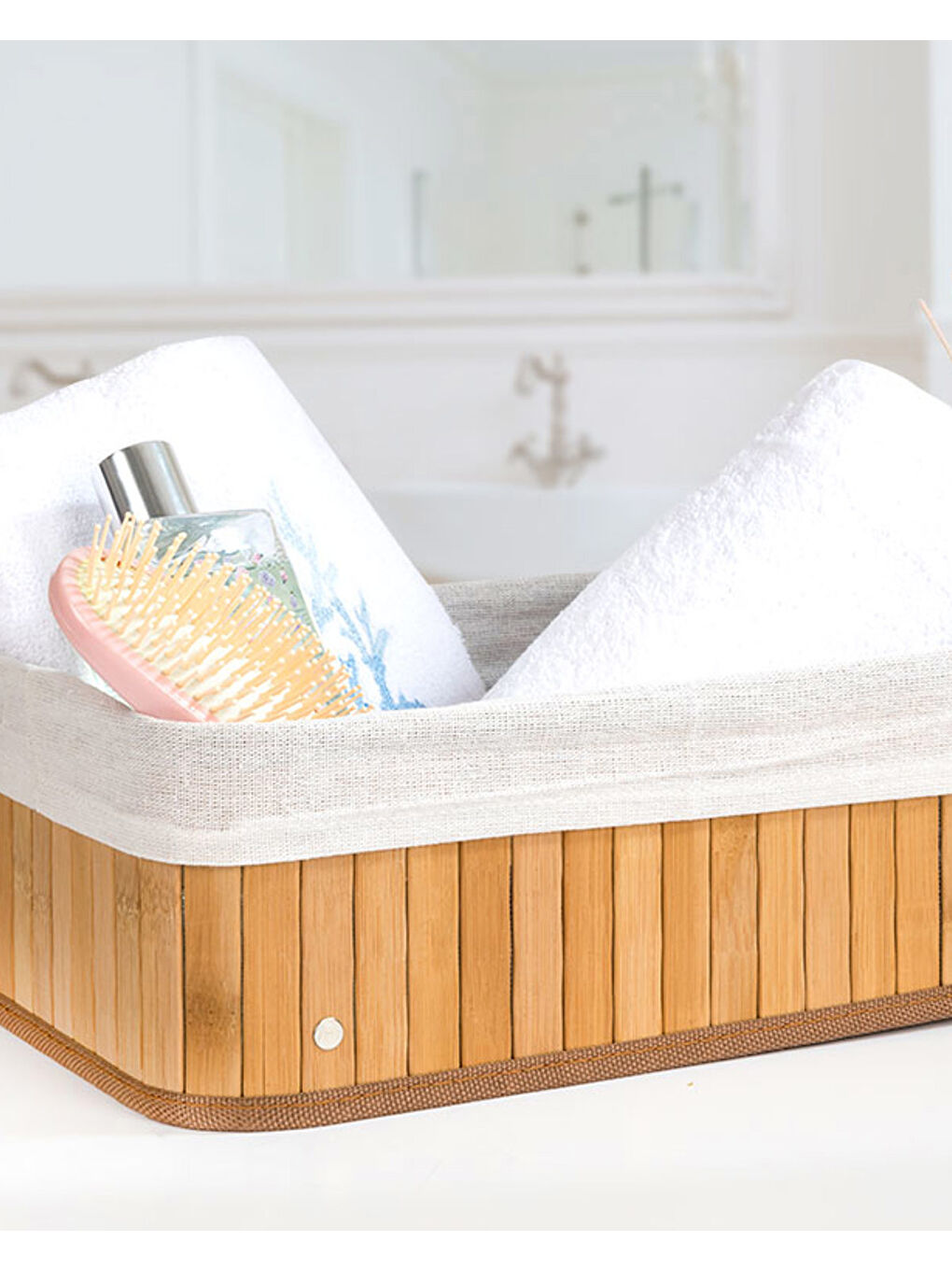 Fancy Katlanabilir Sepet Bej