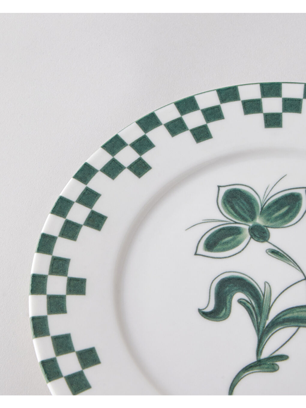 Gardenia Porselen Servis Tabağı 25 cm Yeşil-2