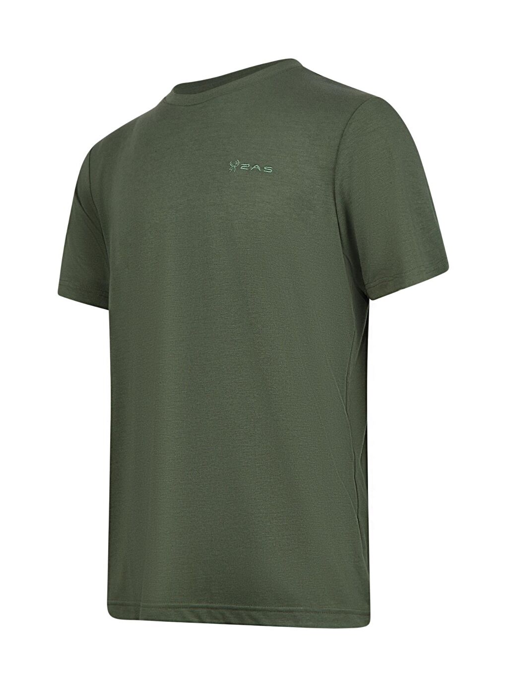 Winson Erkek Viloft Sıfır Yaka T-Shirt Haki-1