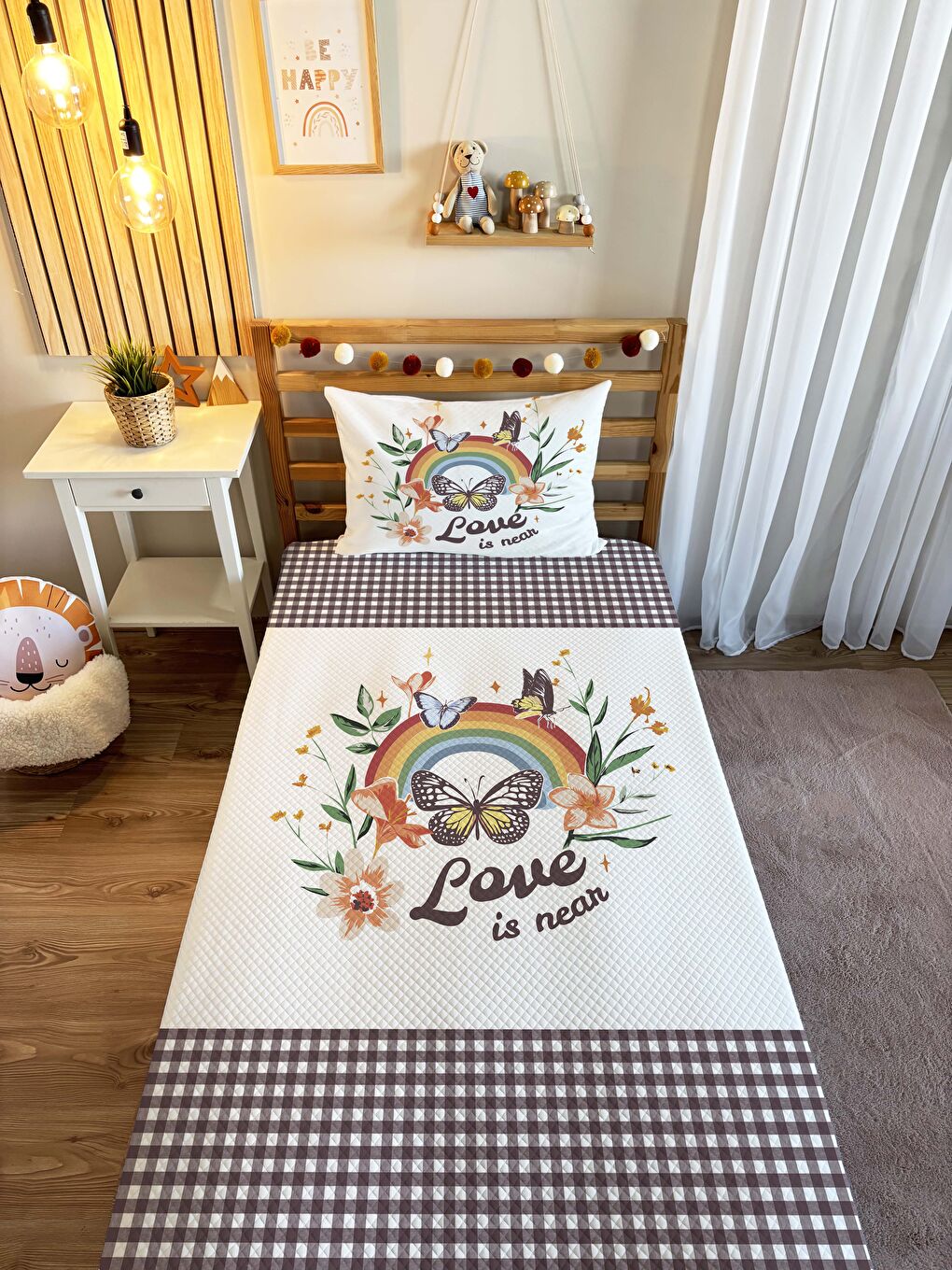 Karışık Çiçek Desenli Pike