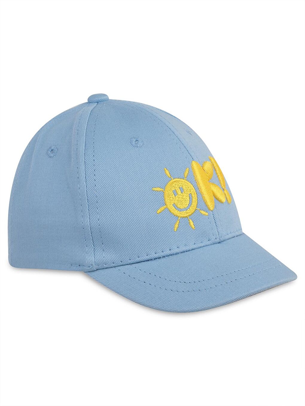 Baby Okey Nakış 6-18 Ay Bebek Erkek Kep Şapka - Mavi-1