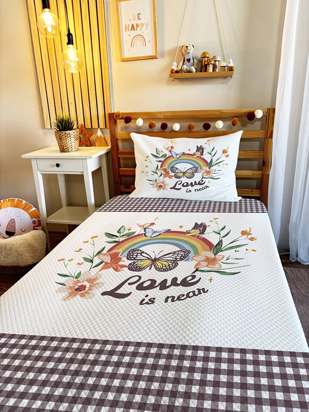 Karışık Çiçek Desenli Pike-1