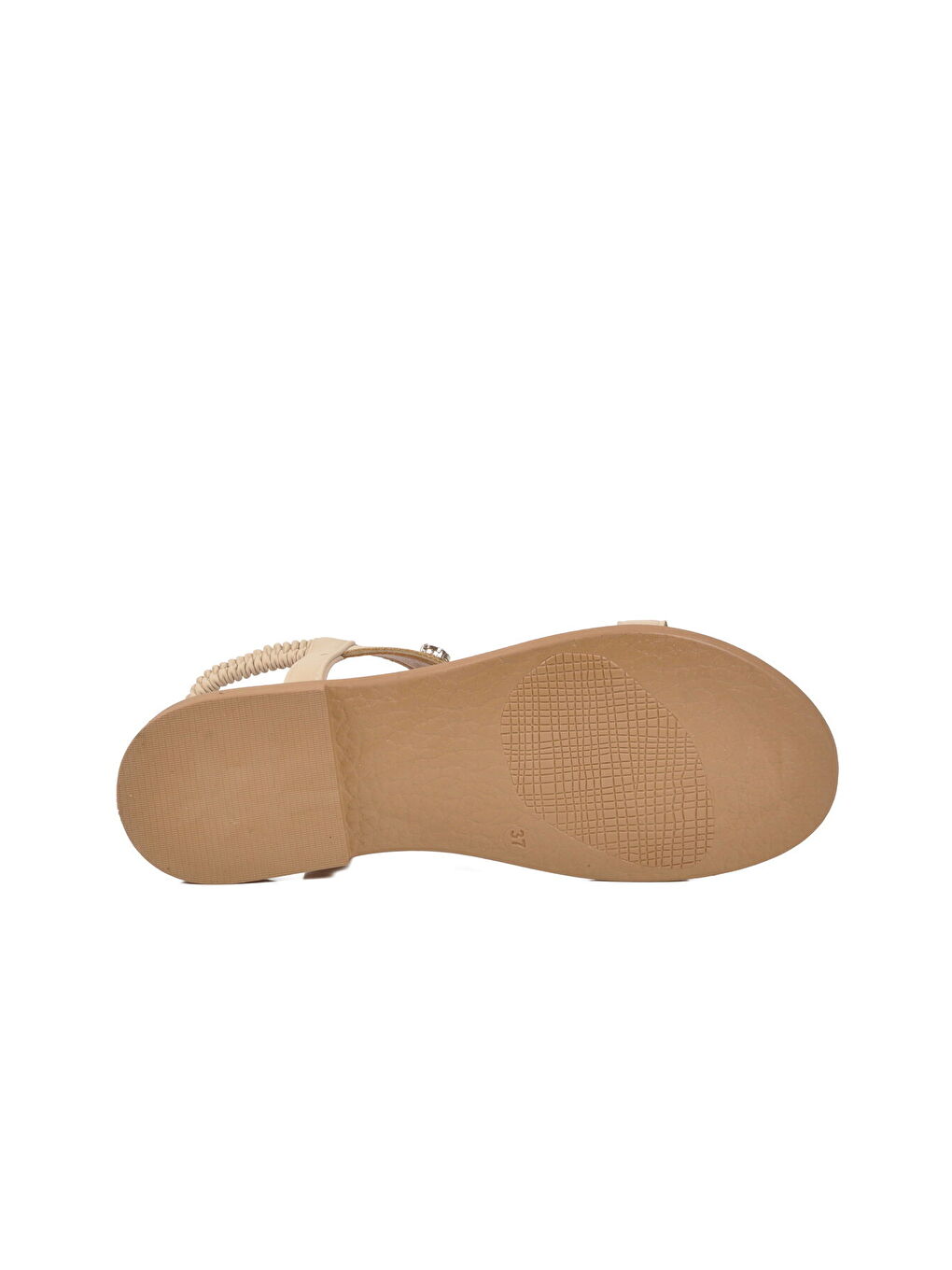 Bej Hafif İnce Taban Kadın Sandalet 358165 Z-4