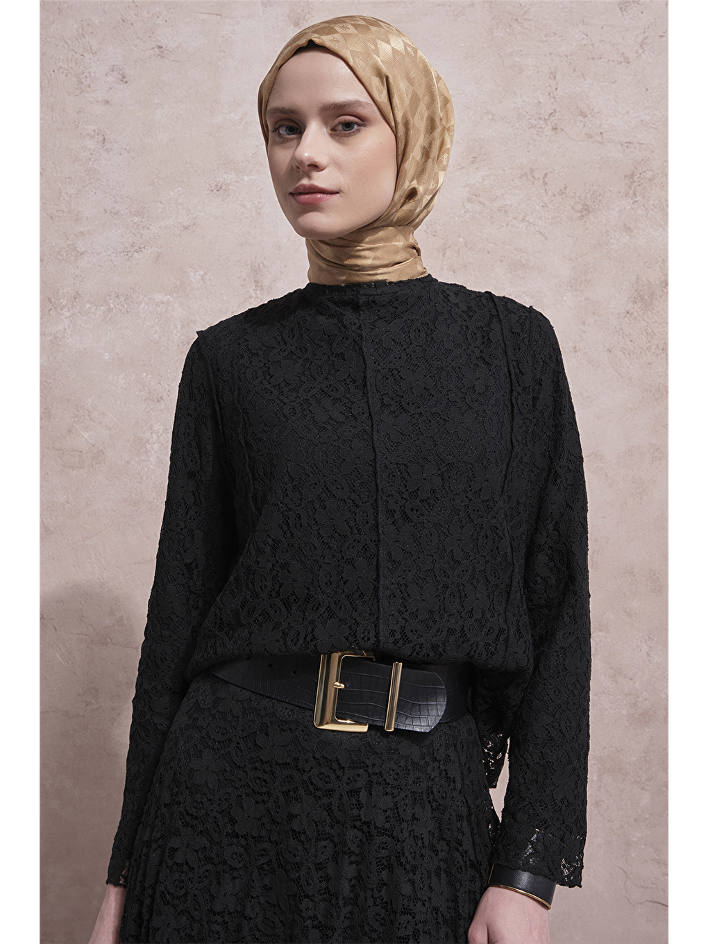 Brode Dantel Takım Siyah-4