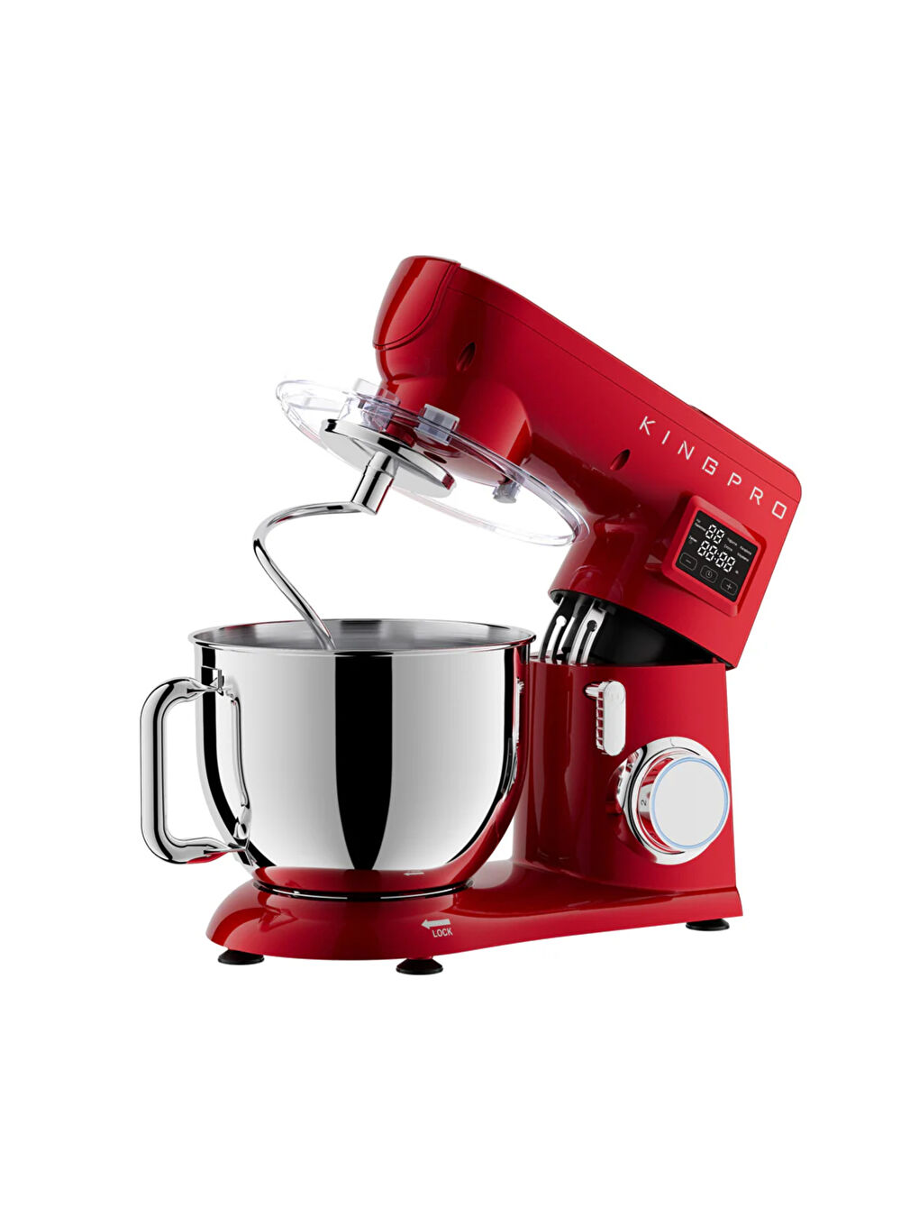 KINGPRO KSM4001 Damboo Mutfak Şefi Kırmızı-3