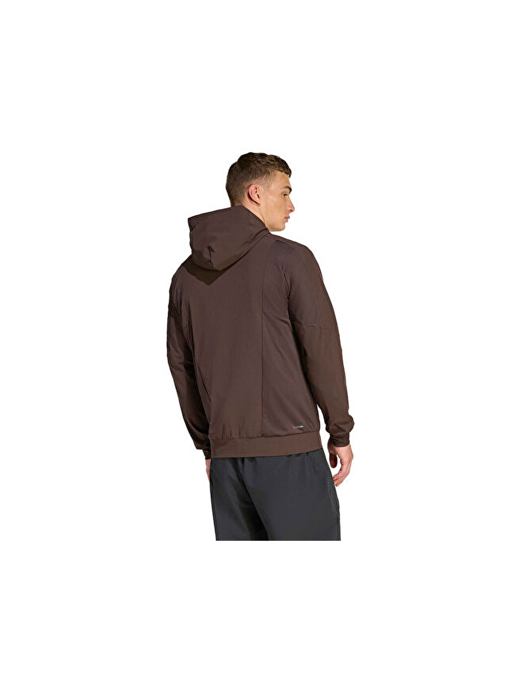 D4t Hybrid Fz H Erkek Antrenman Fermuarlı Sweatshirt Kb0804 Kahverengi-1