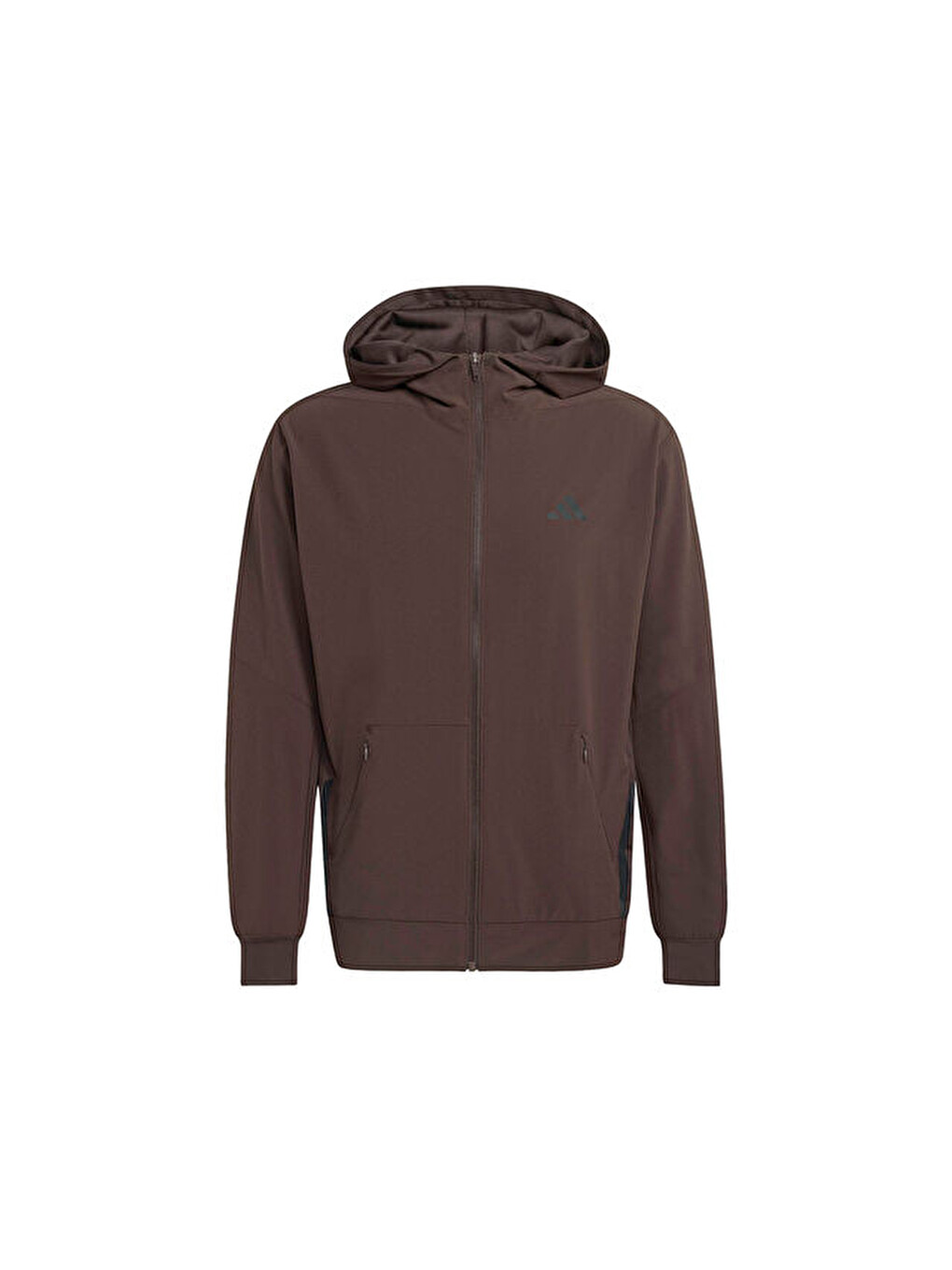 D4t Hybrid Fz H Erkek Antrenman Fermuarlı Sweatshirt Kb0804 Kahverengi-2