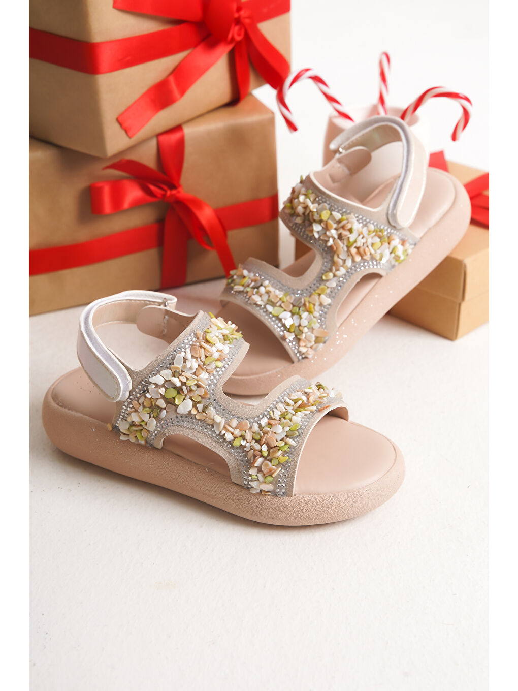 Pembe Barby Günlük Ortopedik Kız Çocuk Sandalet Ayakkabı