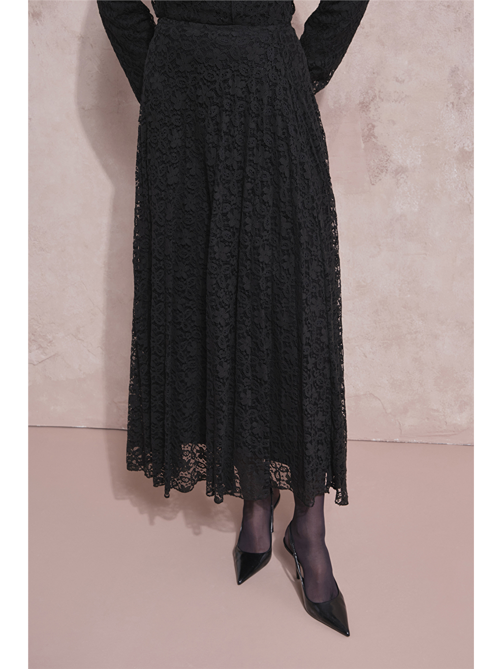 Brode Dantel Takım Siyah-6