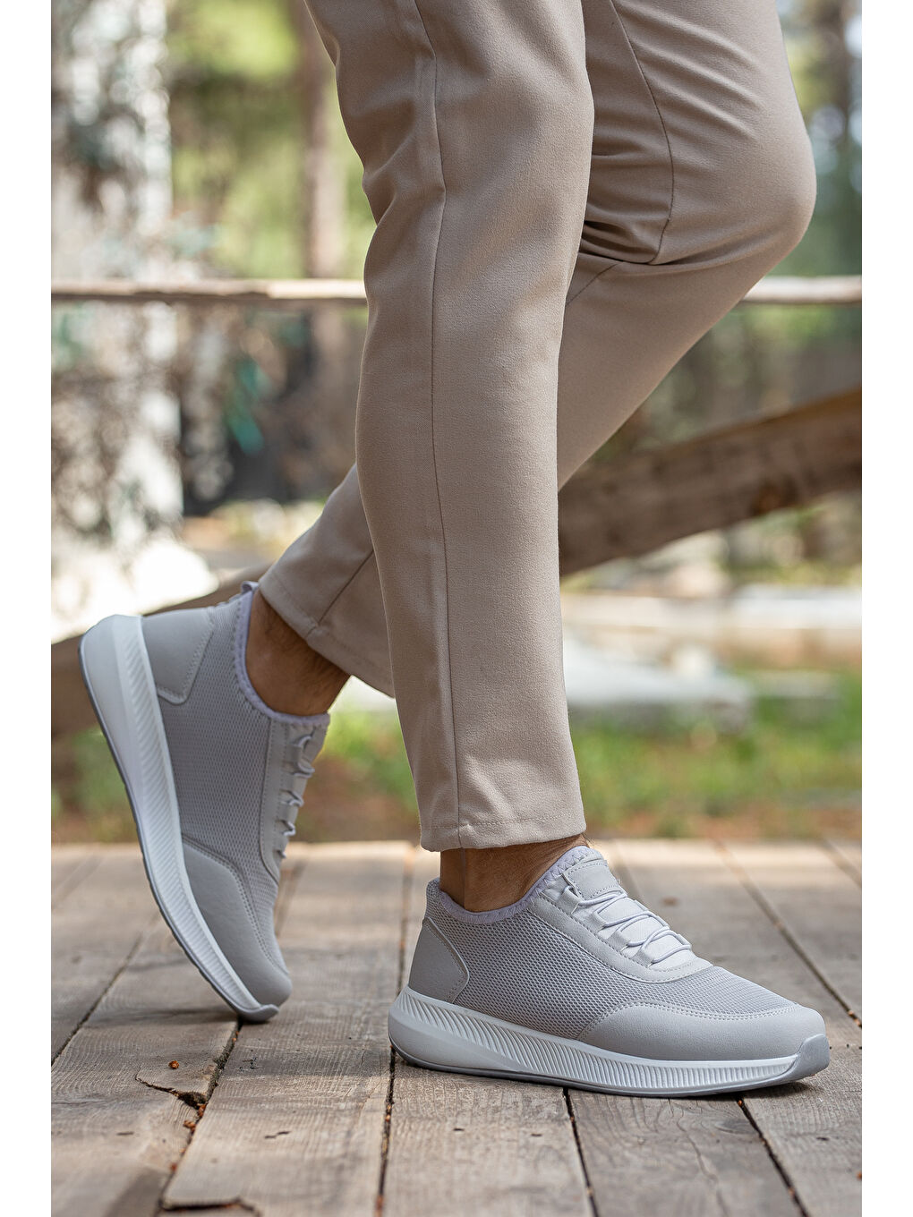 Gri D0126 Günlük Ortopedik Erkek Sneaker Spor Ayakkabı